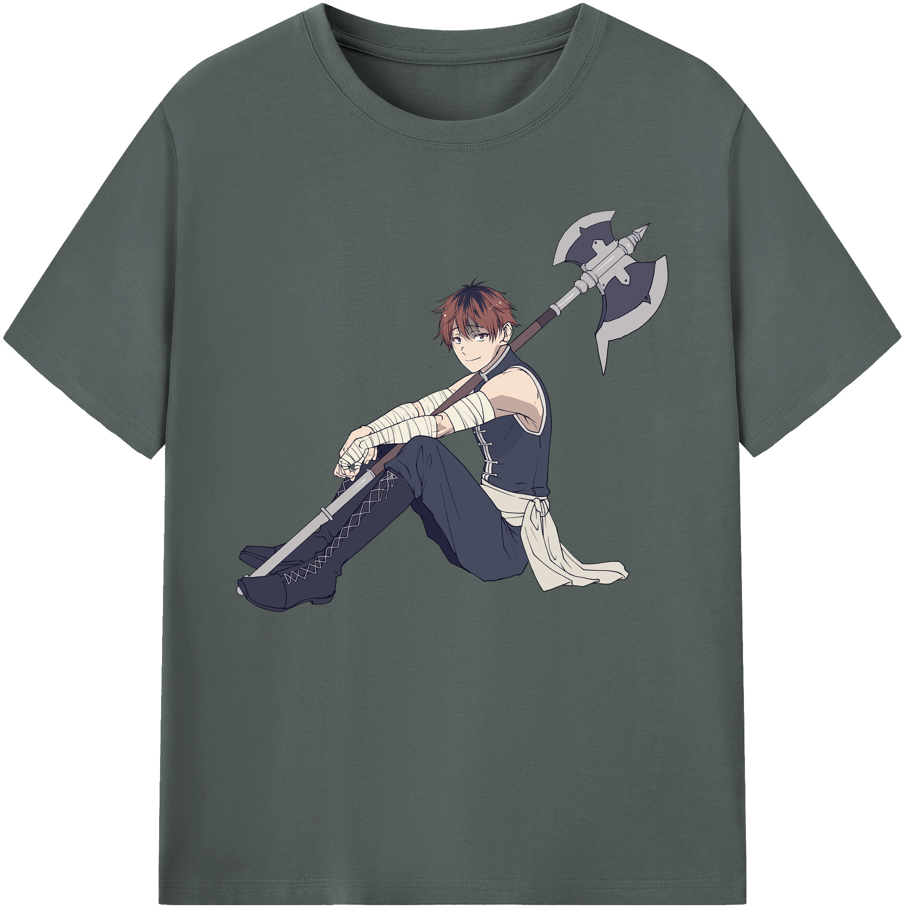 （画像用） 葬送のフリーレン Frieren 綿100％ メンズ半袖Tシャツ｜肌触りやわらか＆通気性